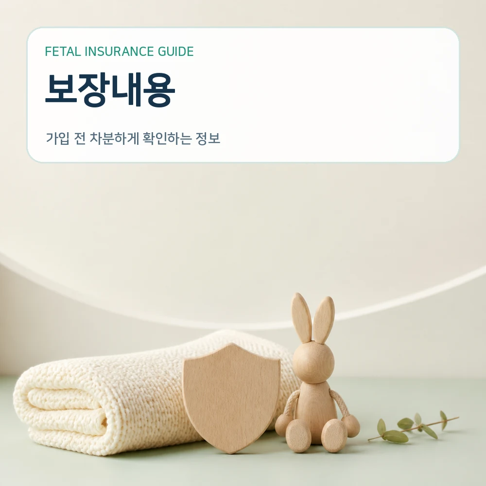 태아보험보장내용