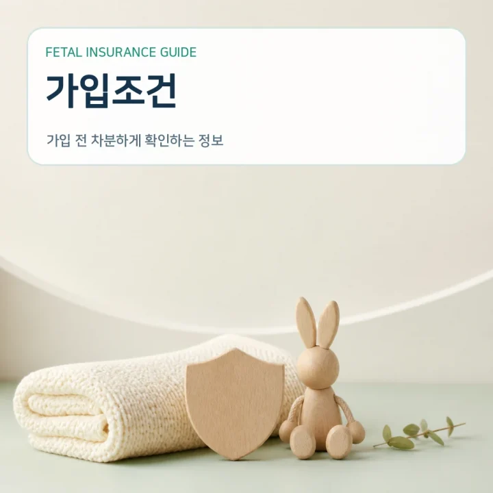 태아보험가입조건