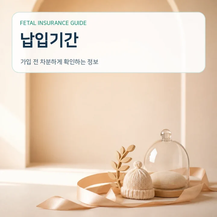 태아보험납입기간